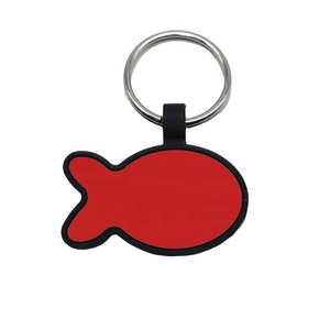 Vật nuôi đáng yêu mini ID tag Chất lượng cao vật liệu Silicone con chó Quà Tặng tùy chỉnh mã QR mẫu miễn phí tag - Product Image 1