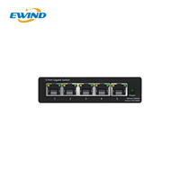 Switch Ethernet Gigabit 5 ports, boîtier métallique, switch réseau non géré, bureau, plug and play