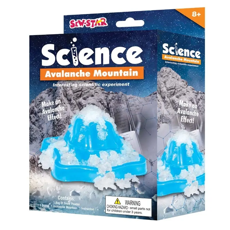 creative assembling Science DIY toys Avalanche Mountain kit educational color for kids school educational toys