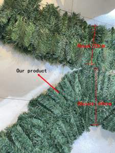 Alta Qualidade 2.7m Artificial Natal Videira Guirlanda Portas Janelas Varandas Decoração Pendurado Natal Garland Grinaldas - Product Image 4