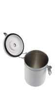 Ensemble de pots à épices ronds en acier inoxydable pour thé et café Pot multifonctionnel étanche à l'humidité scellé sous vide