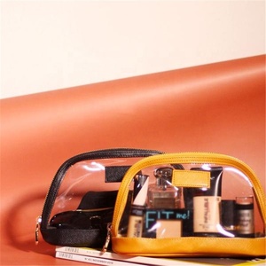 Sac cosmétique transparent à la mode avec fermeture à glissière Sympathybag Mini sac de vanité personnalisé pour les femmes sac de maquillage en cuir personnalisé - Product Image 2