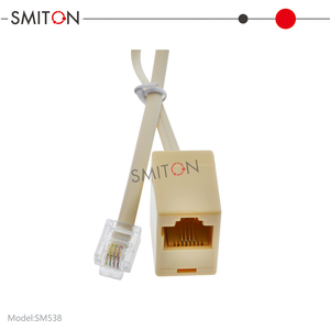 Câble adaptateur <span class=keywords><strong>RJ11</strong></span> 6P4C mâle vers <span class=keywords><strong>RJ45</strong></span> 8P4C femelle, câble de conversion - Product Image 6