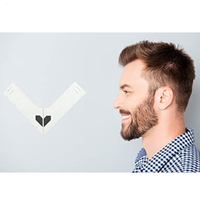 Gabarit de rasage pour le contour du cou, guide de mise en forme de la ligne des cheveux et du cou, gabarit de rasage pour la barbe, outil de mise en forme de la barbe