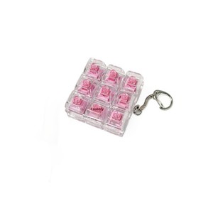 Porte-clés anti-stress transfrontalier Printemps/Été, breloque clavier avec testeur de pression à neuf axes, gadget à pression manuelle en plastique - Product Image 5