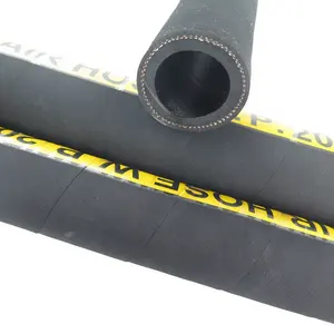 20Bar 2 tuyau d'eau d'air de pneu renforcé par textile en caoutchouc flexible de 1/2 pouces pour le compresseur d'air