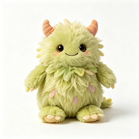 Peluche Monstre Dragon Vert Mignon et Moelleux – Vente en Gros, Fourniture en Vrac, Jouet en Peluche Doux, Jouet en Peluche Personnalisé