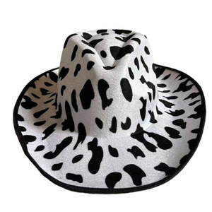 Sombrero Vaquero con Estampado Animal al por Mayor, Diseño de Cebra, Tigre y Vaca, <span class=keywords><strong>para</strong></span> Fiestas Temáticas de <span class=keywords><strong>Safari</strong></span>, Despedidas de Soltera, Festivales de Música y Disfraces - Product Image 4
