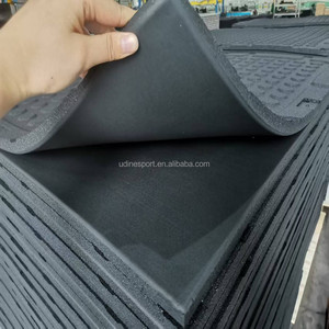 Tappetino Premium <span class=keywords><strong>UDINE</strong></span> per Palestra in Gomma Composita, Spessore 15-50mm, Resistente all'Usura, Assorbente agli Urti, Antiscivolo, Lavabile, per Uso Interno - Product Image 3