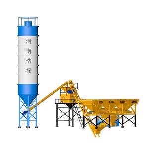 Tanaman pengaduk beton dengan semen Silo 35 meter kubik beton stasiun pencampur peralatan produksi dengan harga terbaik - Product Image 4