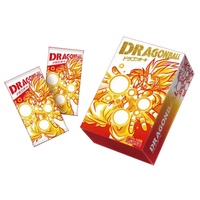 Original Dragon Ball Card Anime Flash Card Rare TCG Trading Board Games Collection Jouet pour enfants Cadeau Jeux Vente en gros