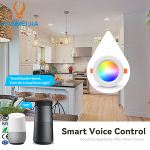 Google Home Alexa Tuya ไฟ<span class=keywords><strong>ดาวน์</strong></span>ไลท์ LED แบบปรับได้, ไฟ<span class=keywords><strong>ดาวน์</strong></span>ไลท์ติดเพดาน LED RGB - Product Image 3