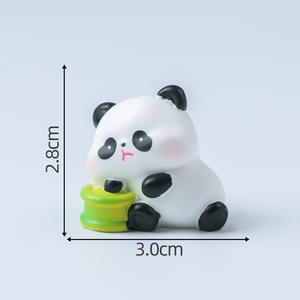 Figuras Decorativas de Resina de Osito Panda para Jardín de Hadas, Accesorios de <span class=keywords><strong>Arte</strong></span> DIY Misteriosos, Miniaturas, Juguetes - Product Image 6