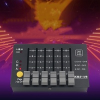 Mini console de contrôle DMX512 Lixada 16 canaux avec entrée XLR pour éclairage de scène, fête, DJ, disco