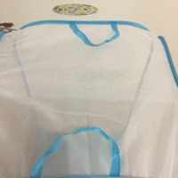 Cage à insectes pliable de taille moyenne avec fermeture éclair respirante et maille en polyester pour la recherche sur les insectes