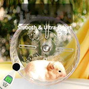Rueda de Ejercicio para Hámster al por Mayor, Juguete Transparente de ABS Ligero de 0.2 kg para Mascotas Pequeñas, Hámster Dorado Sirio Silencioso - Product Image 5