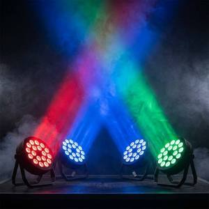 <span class=keywords><strong>Mini</strong></span> projecteur <span class=keywords><strong>LED</strong></span> plat 18x10W RGBWA UV 4-en-1 5-en-1 6-en-1 DMX512 pour éclairage de scène, mariage, événement, église - Product Image 3