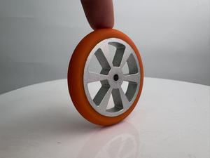 Bánh xe robot Xe thông minh Bánh xe chịu tải Hợp kim nhôm Cao su Polyurethane Lốp DIY Robot thi đấu Bánh xe - Product Image 6