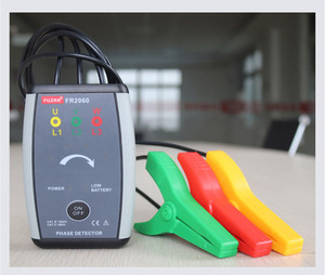 FR2060 Pengukur Urutan Fasa Tanpa Kontak Genggam Penguji Urutan Fasa 3 Inspeksi Jalur Kabel Pengukur Urutan Fasa Tanpa Kontak - Product Image 5