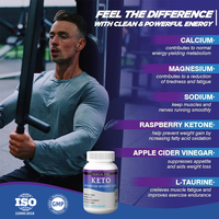 Marque privée OEM 60 Capsules Suppléments Nettoyage du côlon Detox Minceur Keto Pilules Capsules