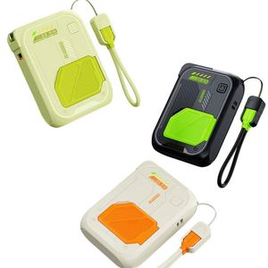Batterie externe portable 5-en-1 colorée 22,5W à charge rapide 10000mAh, sans fil 15W, étanche, avec prise CA interchangeable - Product Image 1