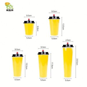 Vasos de Plástico PP con Logotipo Personalizado al por Mayor, Vasos para Té de Burbujas para Bebidas Calientes/Frías - Product Image 4
