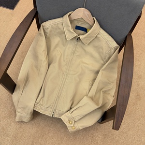 เสื้อแจ็คเก็ตบอมเบอร์ลำลองกันลมสำหรับฤดูหนาว Ral Luxury ดีไซน์วินเทจ แบรนด์ดีไซเนอร์ สีขาวพื้นฐาน ซิปหน้า สำหรับผู้ชาย - Product Image 2