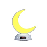 Lslami Hadiah Desain Baru Lampu Bulan Speaker Quran Azan Jam Alarm Hadiah Muslim Pemutar Quran Aromaterapi
