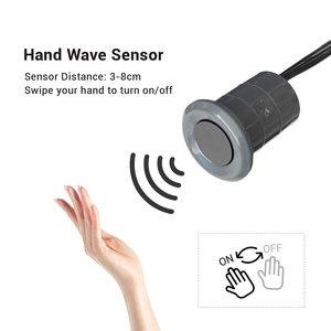 Değiştirilebilir PIR Hareket Algılayıcı El Sallama Sensörü <span class=keywords><strong>DC</strong></span> 12V 24V Ayna Gardırop Dolap LED Işığı için Yüzey Montajlı - Product Image 6