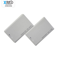 Precio de fábrica RFID Tarjeta gruesa 1,8mm Tarjeta de identificación de empleado 125KHz Tarjeta de proximidad preprogramada Clamshell