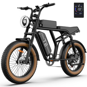Vélo électrique tout-terrain hybride 500W 48V à pneus larges haute performance pour adultes, pour la conduite sur sentiers et hors route, pneus de 20 pouces - Product Image 1