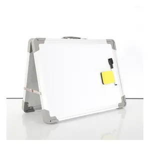 ホームオフィスポータブル折りたたみ式磁気ホワイトボードハンドホルダー付き12 "X16" デスクトップホワイトボードの一括購入