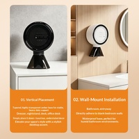Diffuseur de brume froide intelligent télécommandé à deux fluides, atomisation, lumière d'ambiance sept couleurs, alimenté par batterie, parfum automatique