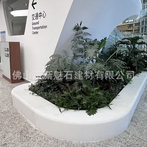 Nuevos Bancos de Arte Creativo Magic Stone para Parques y Plazas, Bancos de Paisajismo de Hormigón UHPC de Forma Irregular y Macizos de Árboles - Product Image 2