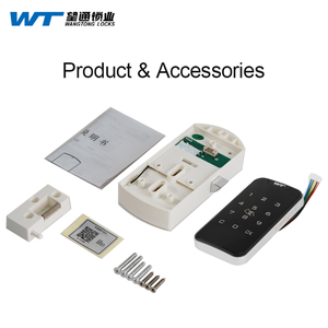 WT WANGTONG M-1703B Serrure de sécurité numérique électrique pour tiroir et porte, structure divisée, haute qualité, noire, pour meubles, économique - Product Image 5