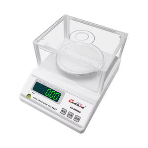 बेहतर गुणवत्ता वाले रिचार्जेबल 300 जी 600 जी 1 किलो/0.01g डिजिटल वजन संतुलन प्रयोगशाला में विंडशील्ड के साथ स्वर्ण पैमाने - Product Image 1