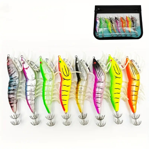 Mồi câu mực giả bằng gỗ ABS, phát sáng, kiểu Egi, dùng câu cá - Product Image 6