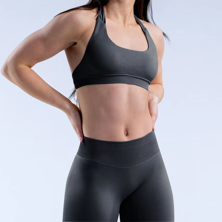Soutien-gorge + short gris requin