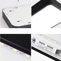 Luminaire suspendu rectangulaire moderne à LED de 120 cm pour bureau, salle de classe, décoration de plafond, éclairage technique