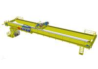 Pont roulant européen à double poutre NLH sur mesure avec hauteur de levage personnalisée et ensemble de palans électriques complet