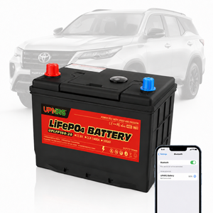 Batería de <span class=keywords><strong>Coche</strong></span> LiFePO4 072-20 12V 100Ah, Batería de Arranque Automotriz de 100 <span class=keywords><strong>Amperios</strong></span> con BMS para Audio de <span class=keywords><strong>Coche</strong></span>, Vehículo Eléctrico, Híbrido, Marino - Product Image 1