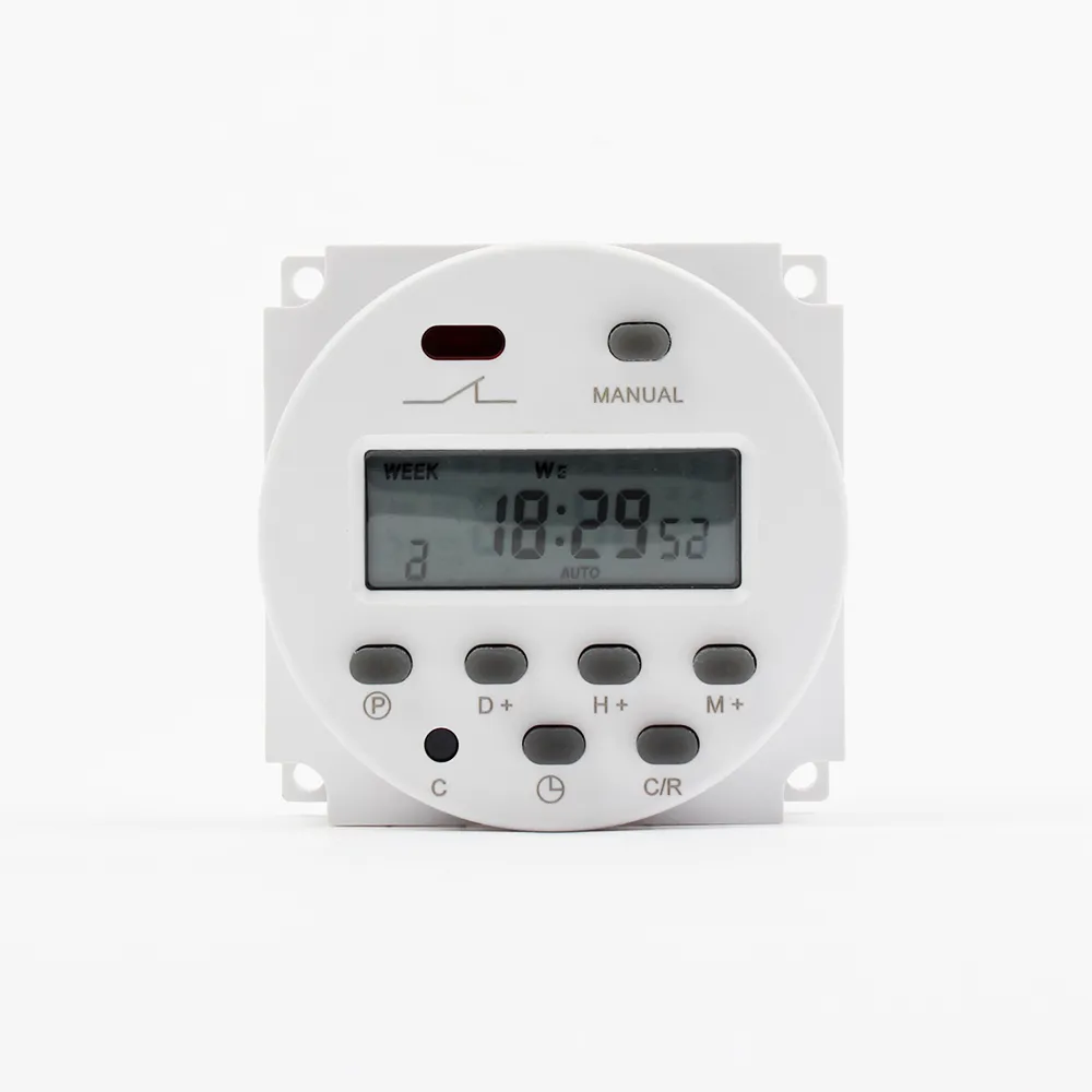 CN101A 220V 230V 240V Digital LCD Power Timer weekly 7days Programmable Time Switch Relay TIMER 10A CN101 mini clock light timer