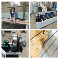 Fresadora y cortadora de madera 3D, alta velocidad, enrutador Cnc 1325, carpintería