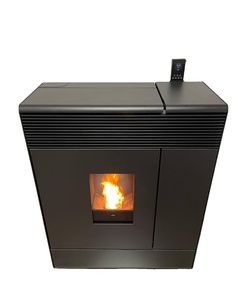 Estufa de pellets de madera de alimentación automática con gran salida de calor y función de control de temperatura calentador eléctrico disponible para la venta - Product Image 1