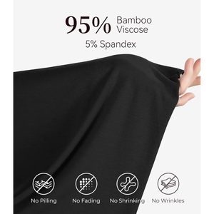 Chemise de nuit longue personnalisée pour femme, en viscose de bambou douce, avec poche, vêtement de nuit décontracté - Product Image 5