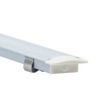 Profilé en alliage d'aluminium 6063-T5 23*09mm pour bandes LED, décorations, service de découpe