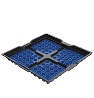 Bac de plantation de légumes de jardin en PP de haute qualité, modulaire, durable, pour le stockage d'eau, pot de verdure en plastique pour toiture