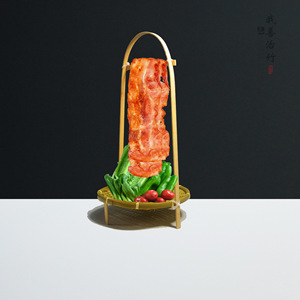 Bamboo Woven Vegetable <b>Basket</b> HGL 01 Handmade Serving <b>Tray</b> For Hot Pot Cooking Dishes Environmental Friendly Food Utensil - Product Image 3