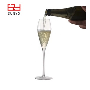 Handmade Customized Clear Wholesale Decorative Wedding <strong>champagne</strong> Glasses <strong>Flutes</strong> - Product Image 4