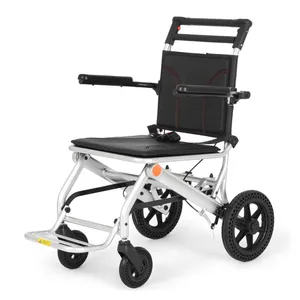 Wellgo 9052 personnes âgées transport fauteuils roulants légers fauteuil roulant portable pliable pour personnes âgées pour le voyage